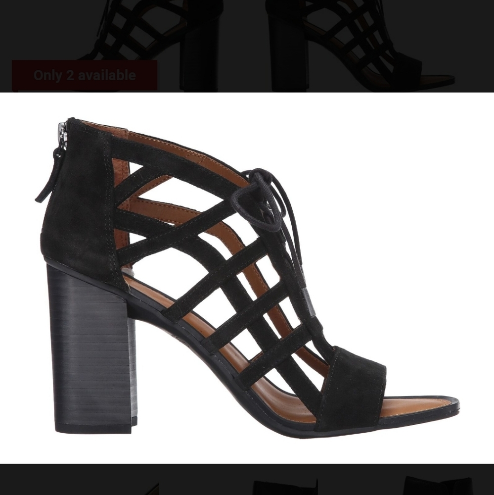 Black Supernova Heel Sandal